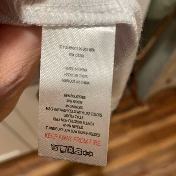 Rae Dunn “PLANT LADY” Sweatshirt Hoodie Sage Green Stripe Size Medium - Picture 5 of 7